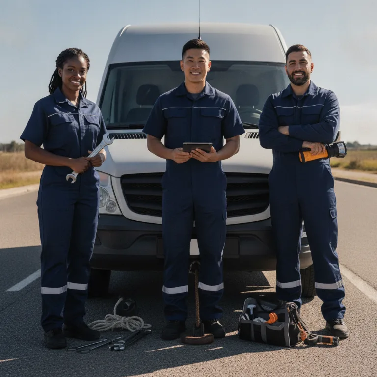 Autosleepdienst team in Zwijndrecht